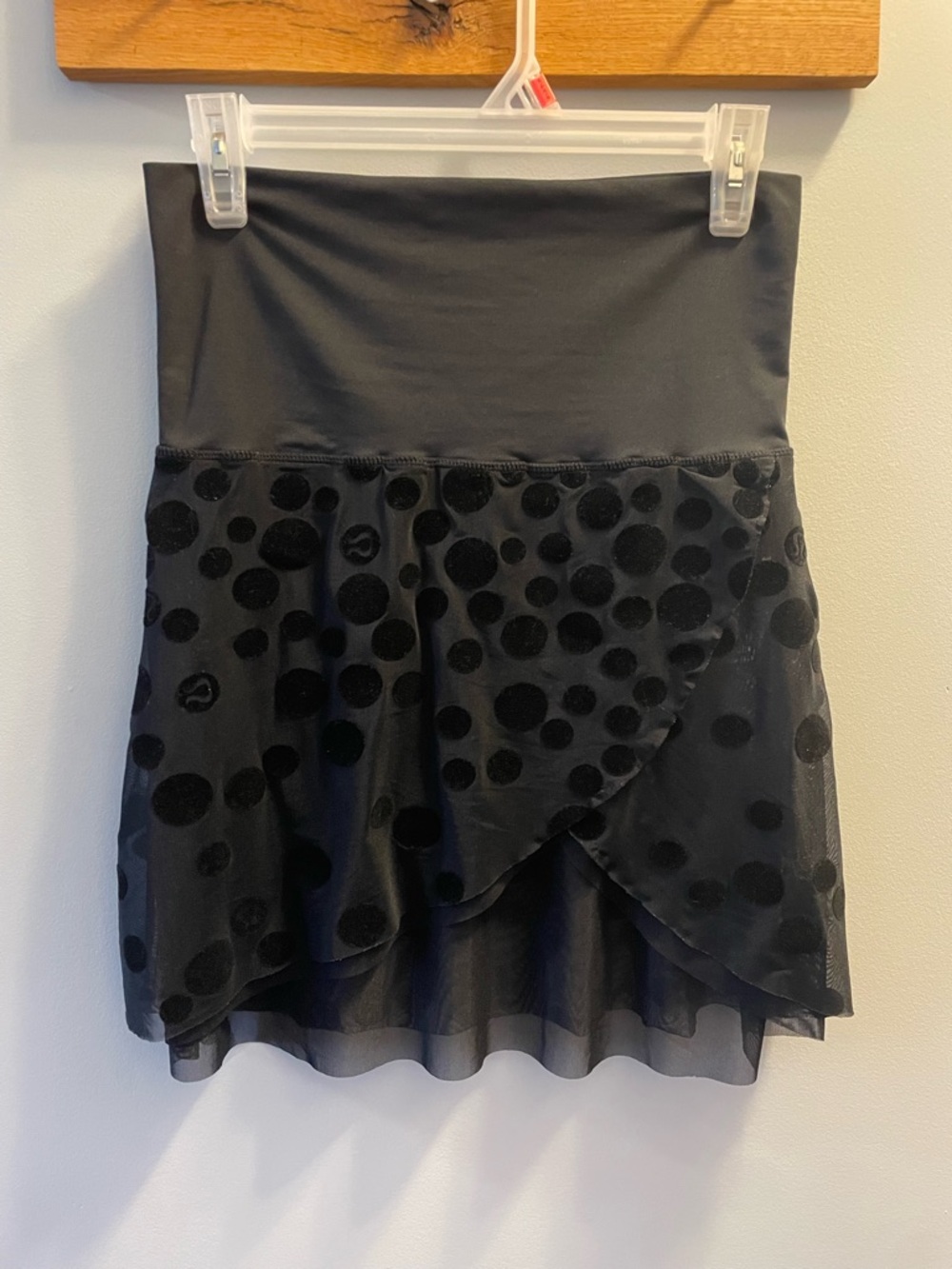 lululemon athletica Black Polka-Dot Ballet Skirt